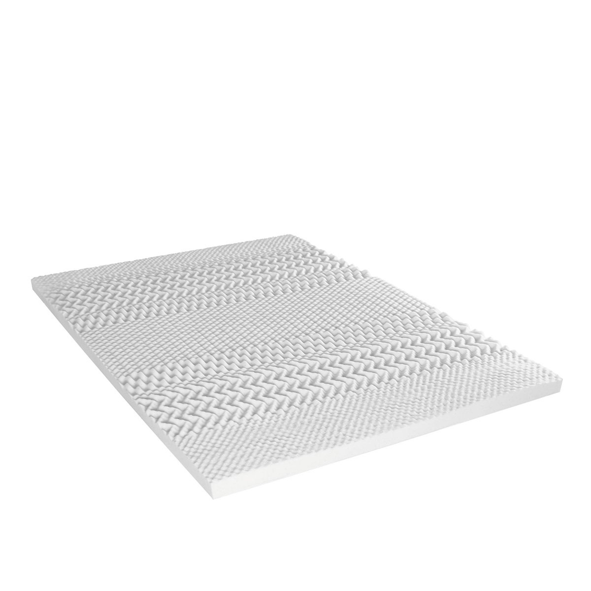 Surmatelas Mémoire de Forme – 6 cm – LUNIS blanc, MAISON AUBERTIN