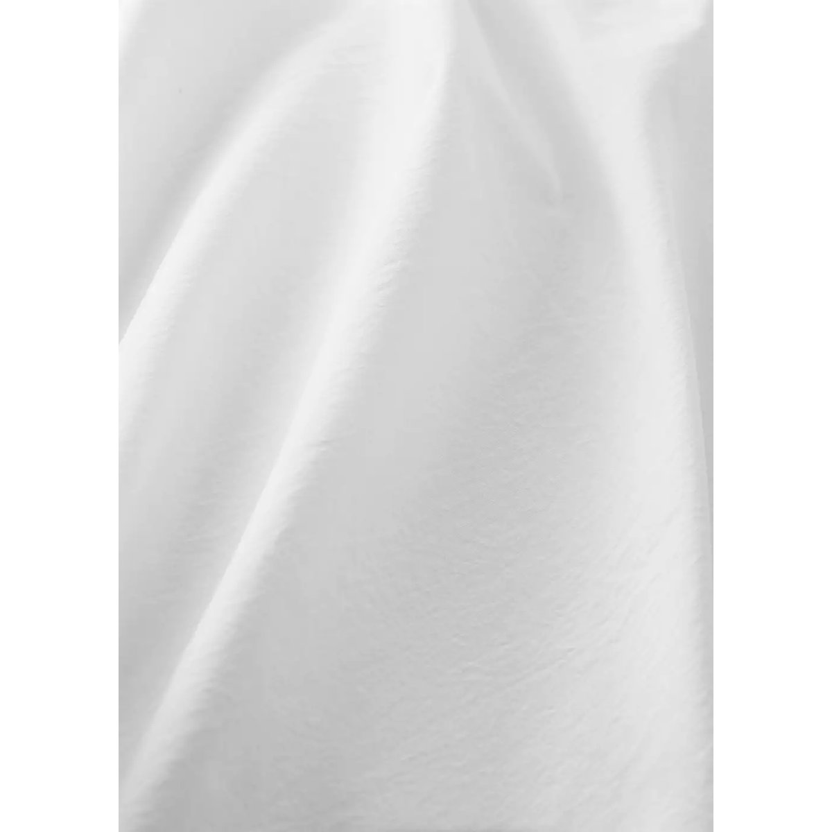 Drap plat coton lavé en dentelle à volant pour berceau blanc, MANGO HOME