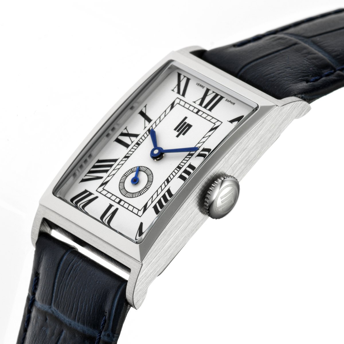 Montre Analogique CHURCHILL argenté ivoire bleu foncé, LIP