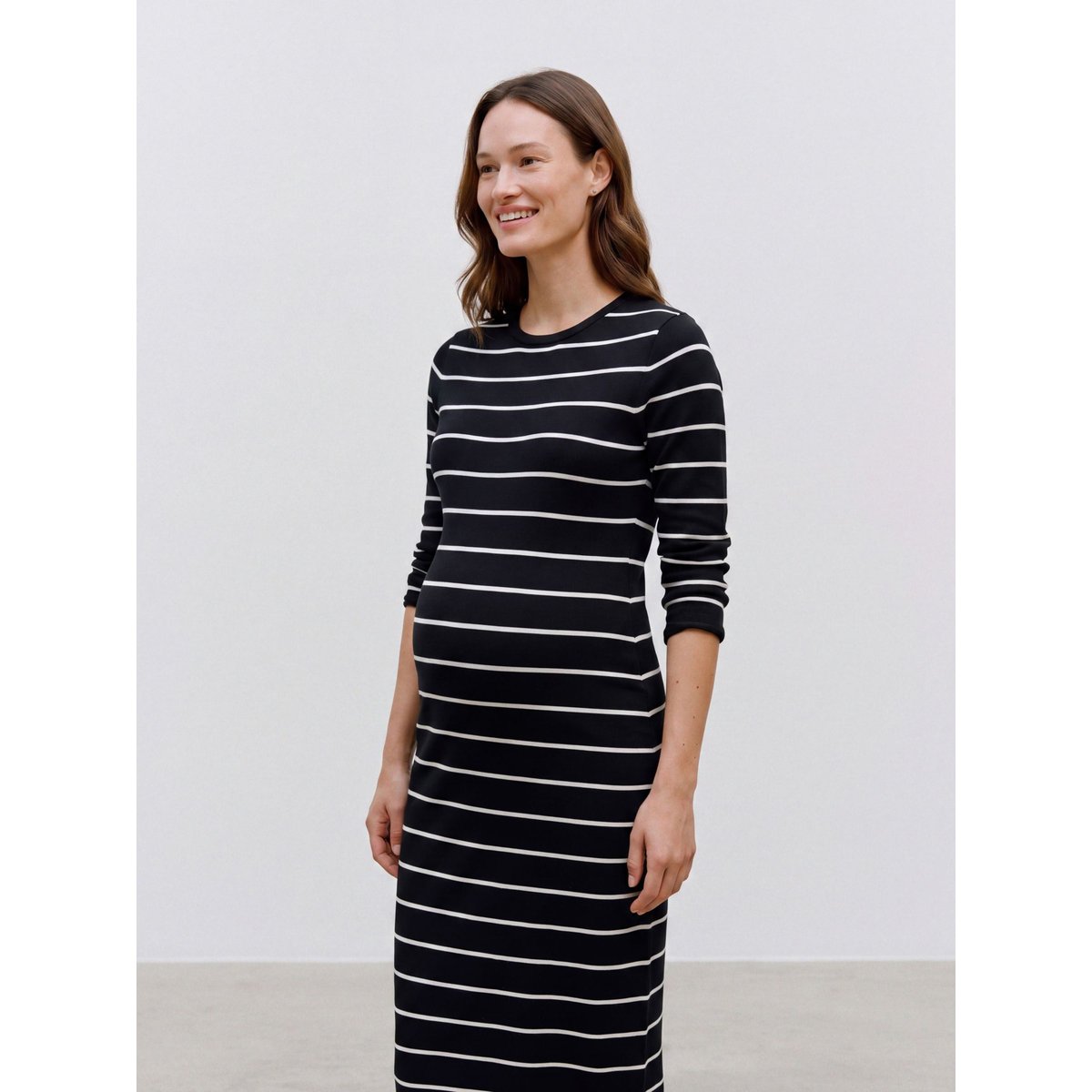 Robe En Maille black 1, MAMA LICIOUS