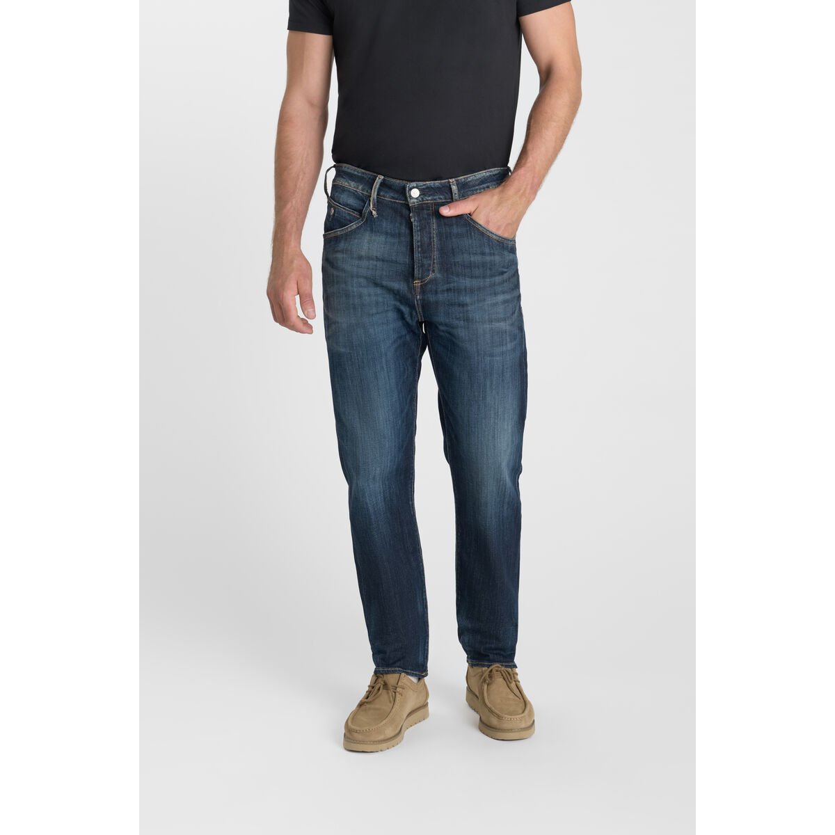 Jeans loose, large 900/19, longueur 34 blue, LE TEMPS DES CERISES