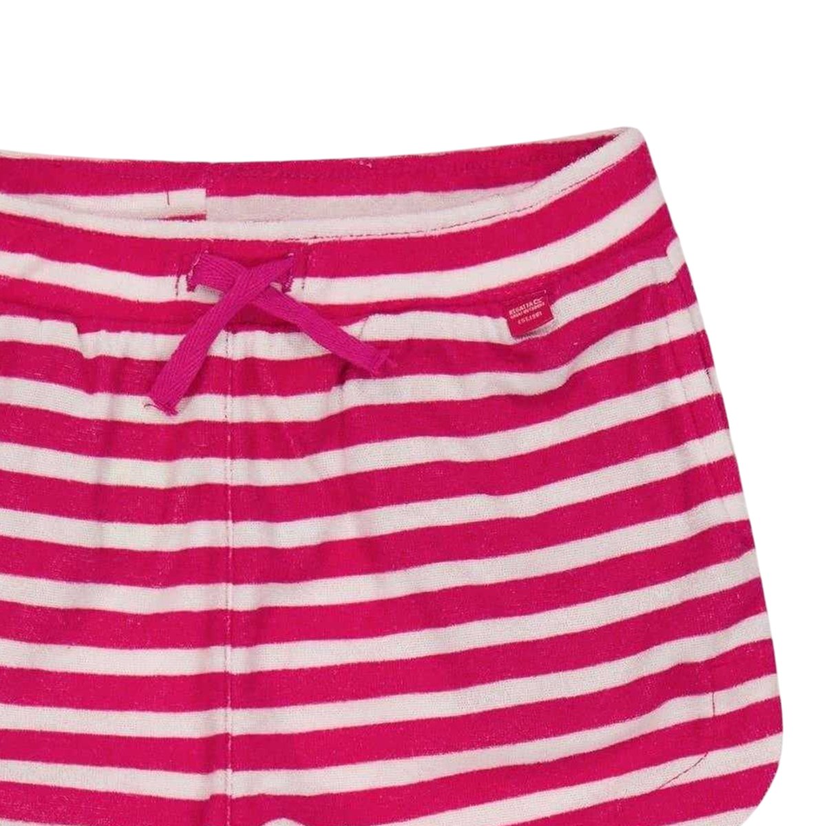Short de jogging décontracté motif/style à rayures DAYANA rose bonbon / blanc à rayures, REGATTA