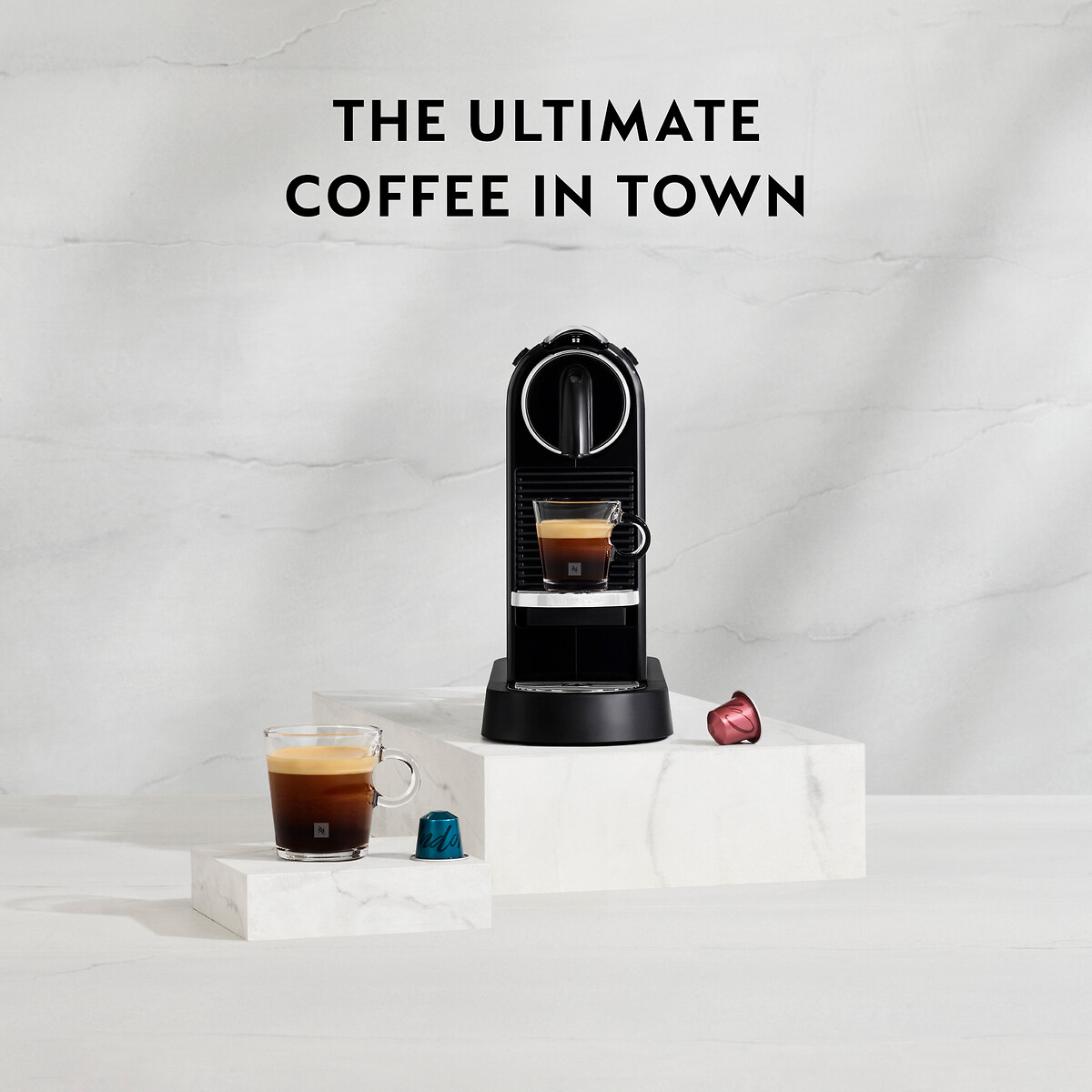 Nespresso by De'longhi Citiz Coffee Pod Machine white, NESPRESSO