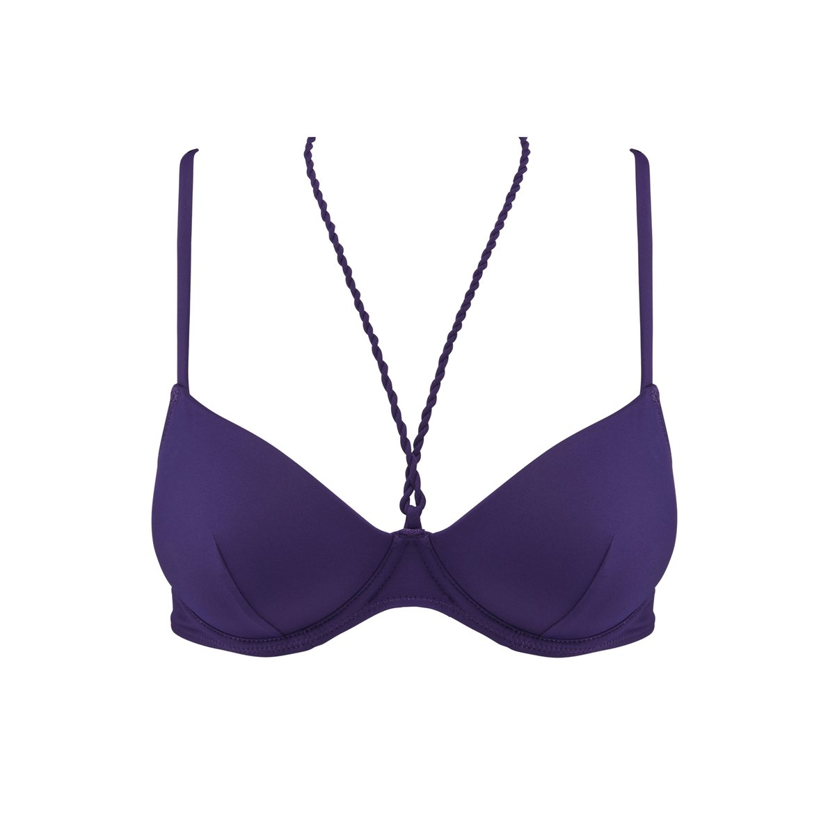 Haut de maillot de bain Push up coques Summer Journey violet, AUBADE