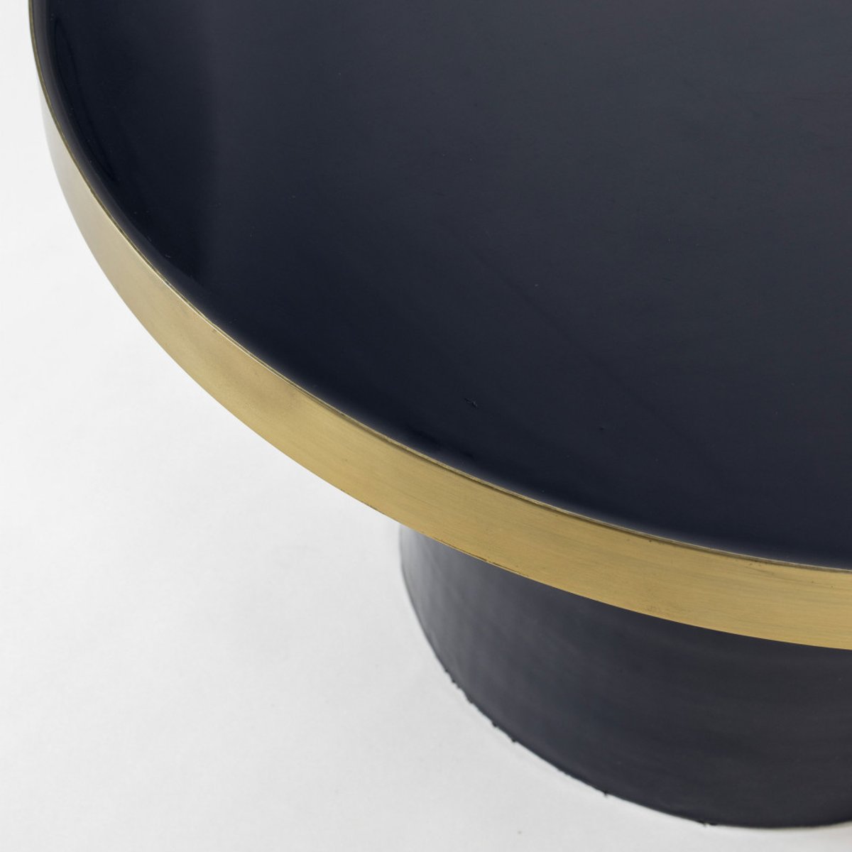 Table basse design en métal - GLAM bleu foncé, ZUIVER