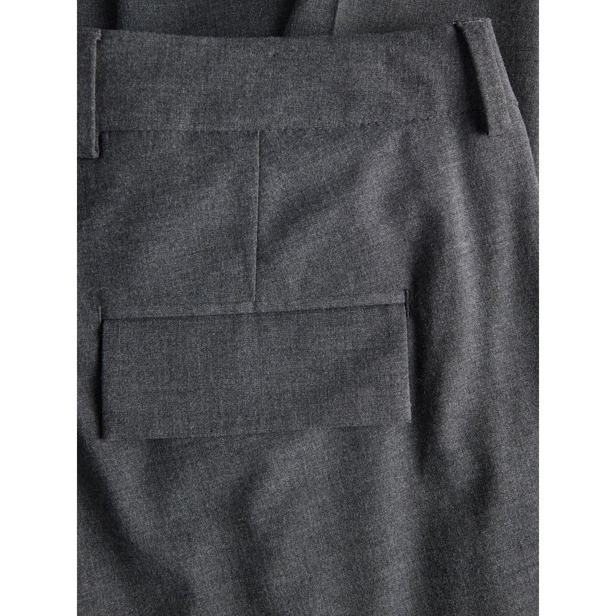 Pantalon À Jambe Large dark grey melange 1, JJXX