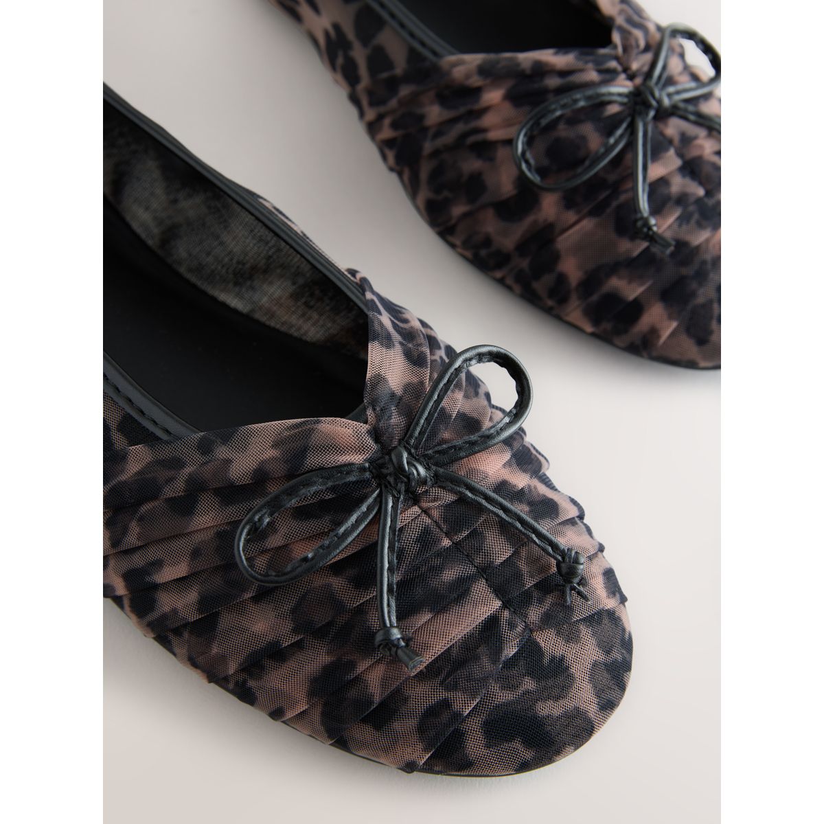 Ballerines en mesh à nœud forever comfort® léopard, NEXT