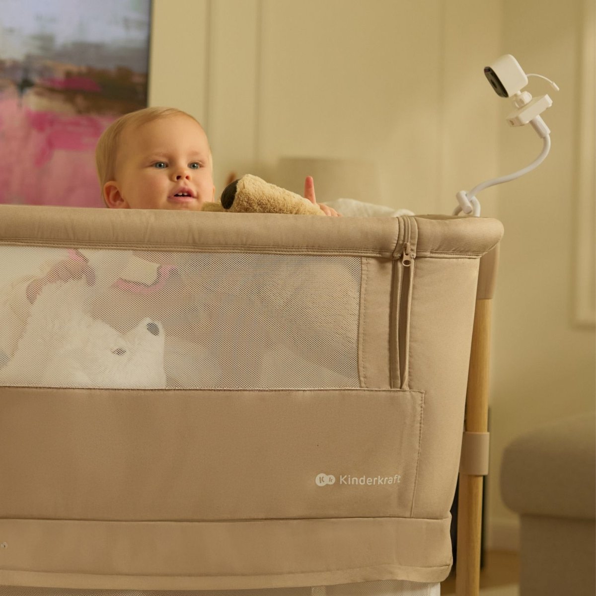 Babyphone Niteeye blanc, noir, KINDERKRAFT