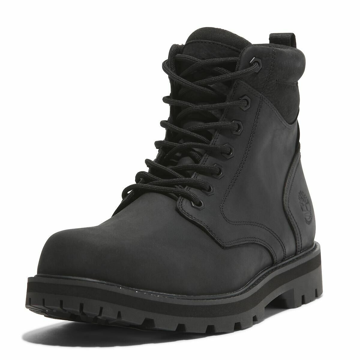 Bottines à lacets en cuir BRITTON ROAD MID LACE noir, TIMBERLAND
