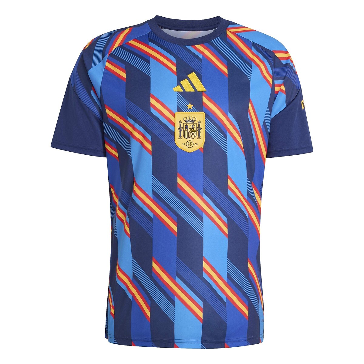 Maglia pre-partita Spagna Casa, Coppa del Mondo 2026 blu, adidas Performance