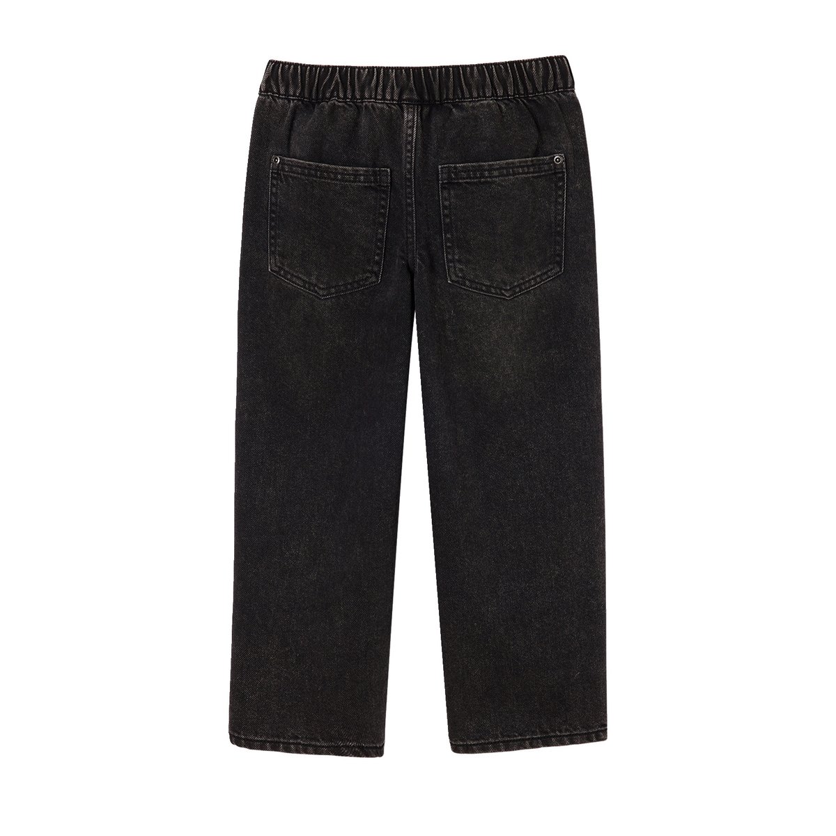 Jean loose morphologie medium noir, VERTBAUDET