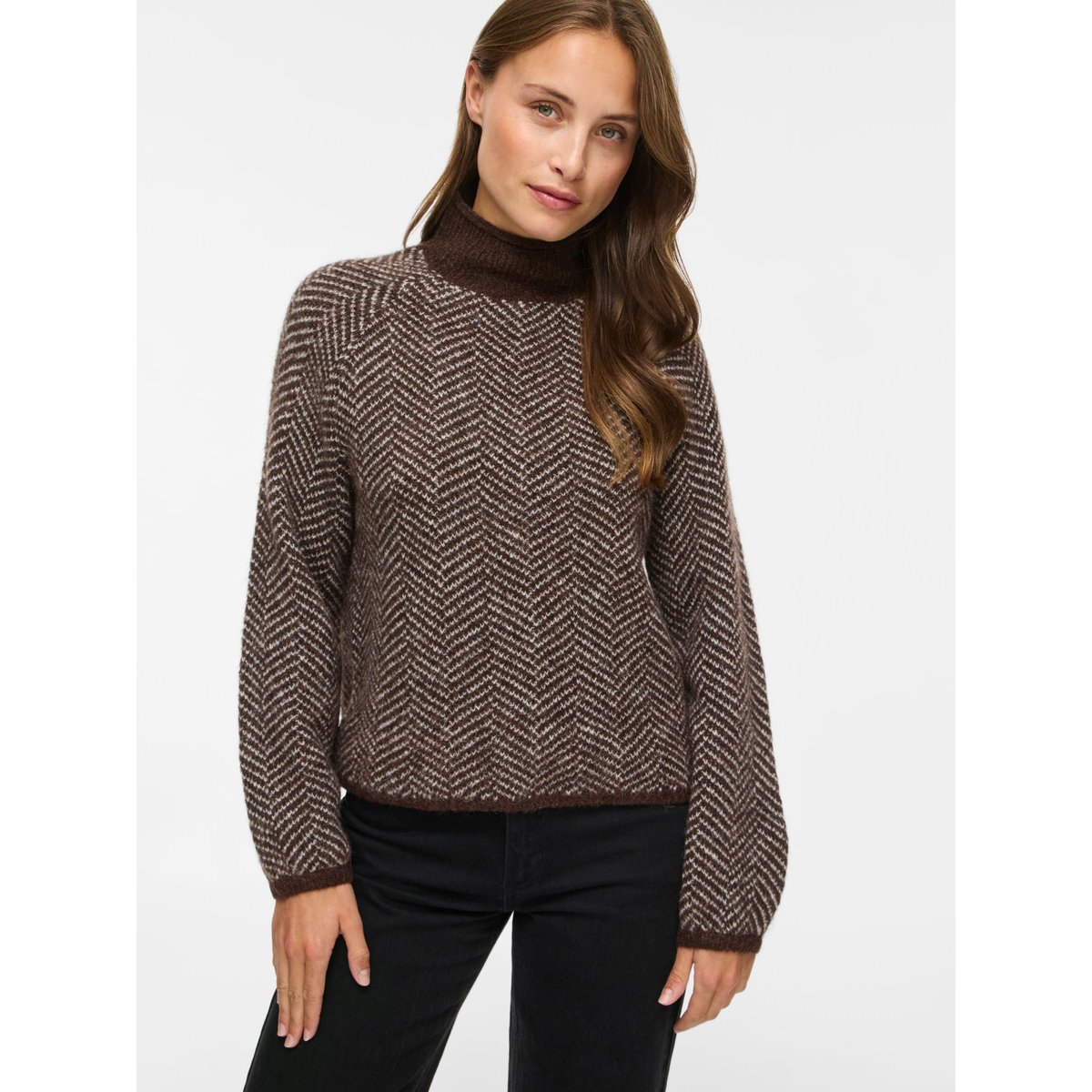 Pull En Maille coffee bean, VILA