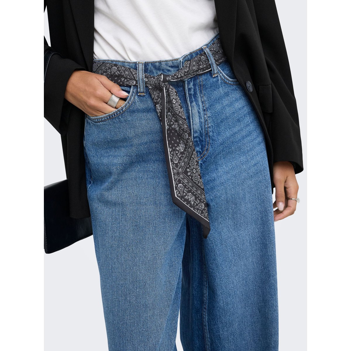Jean À Jambe Large medium blue denim 1, JDY