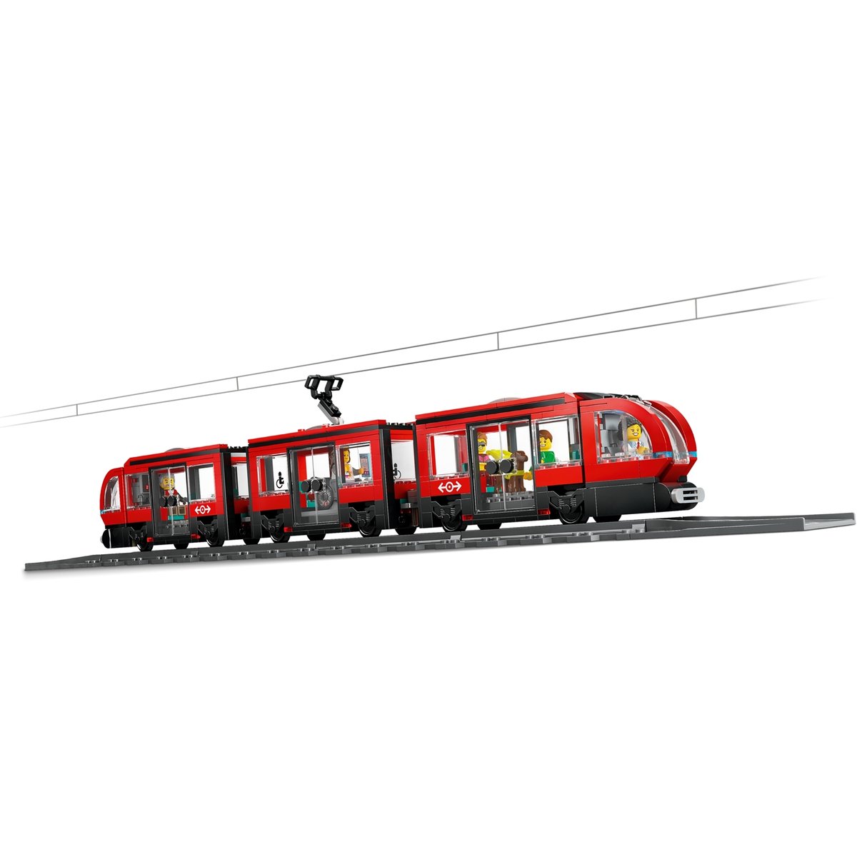 LEGO City - Tramway et Station du Centre-Ville - 60423 pour Enfants de 7 Ans et Plus multicolore, LEGO