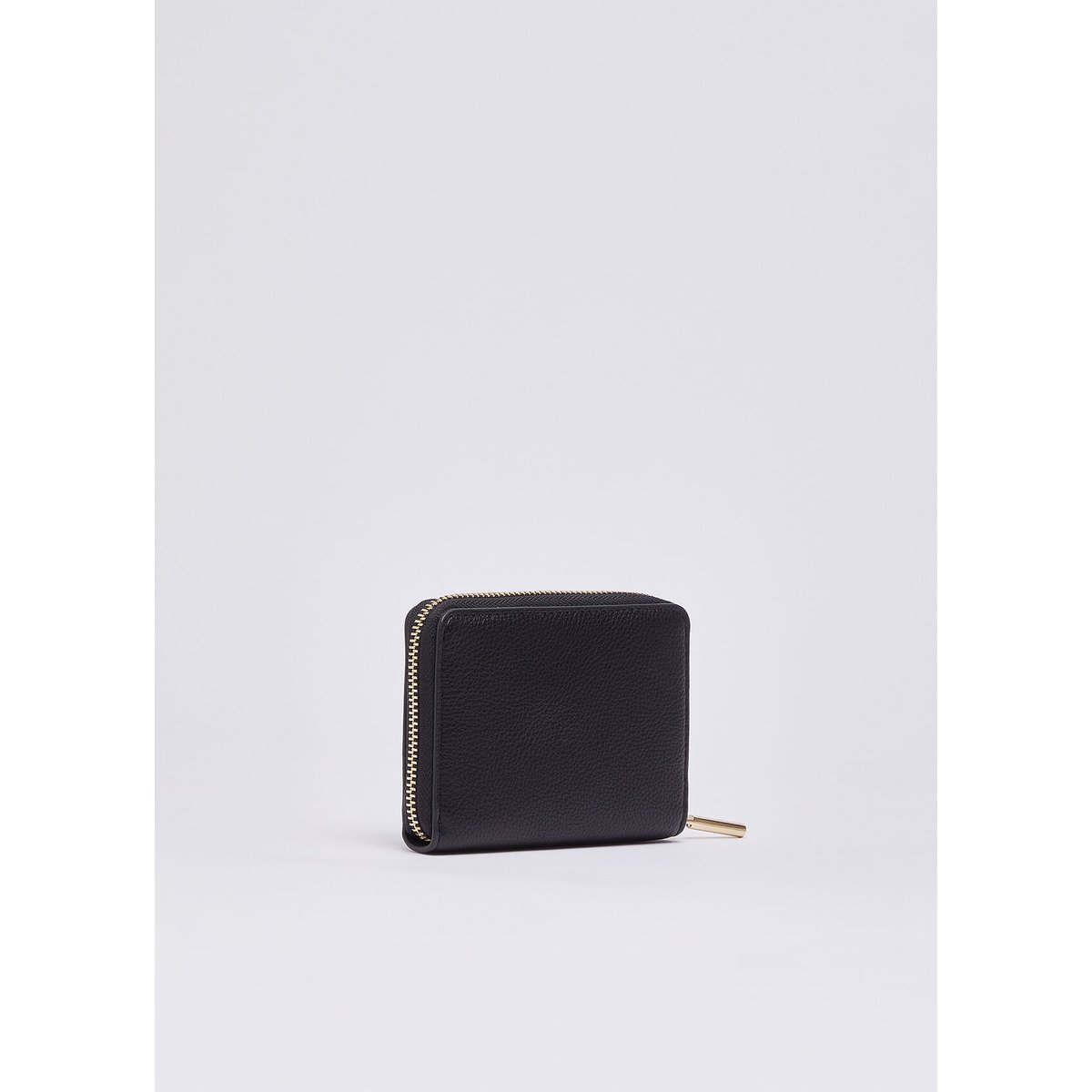 Petit portefeuille zippé noir, LIU JO