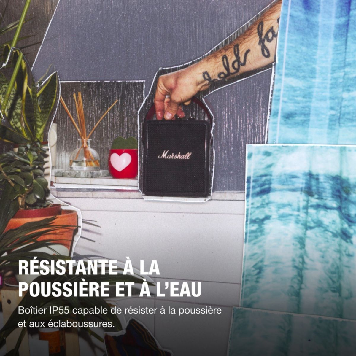 Enceinte portable Stockwell III couleur unique, MARSHALL