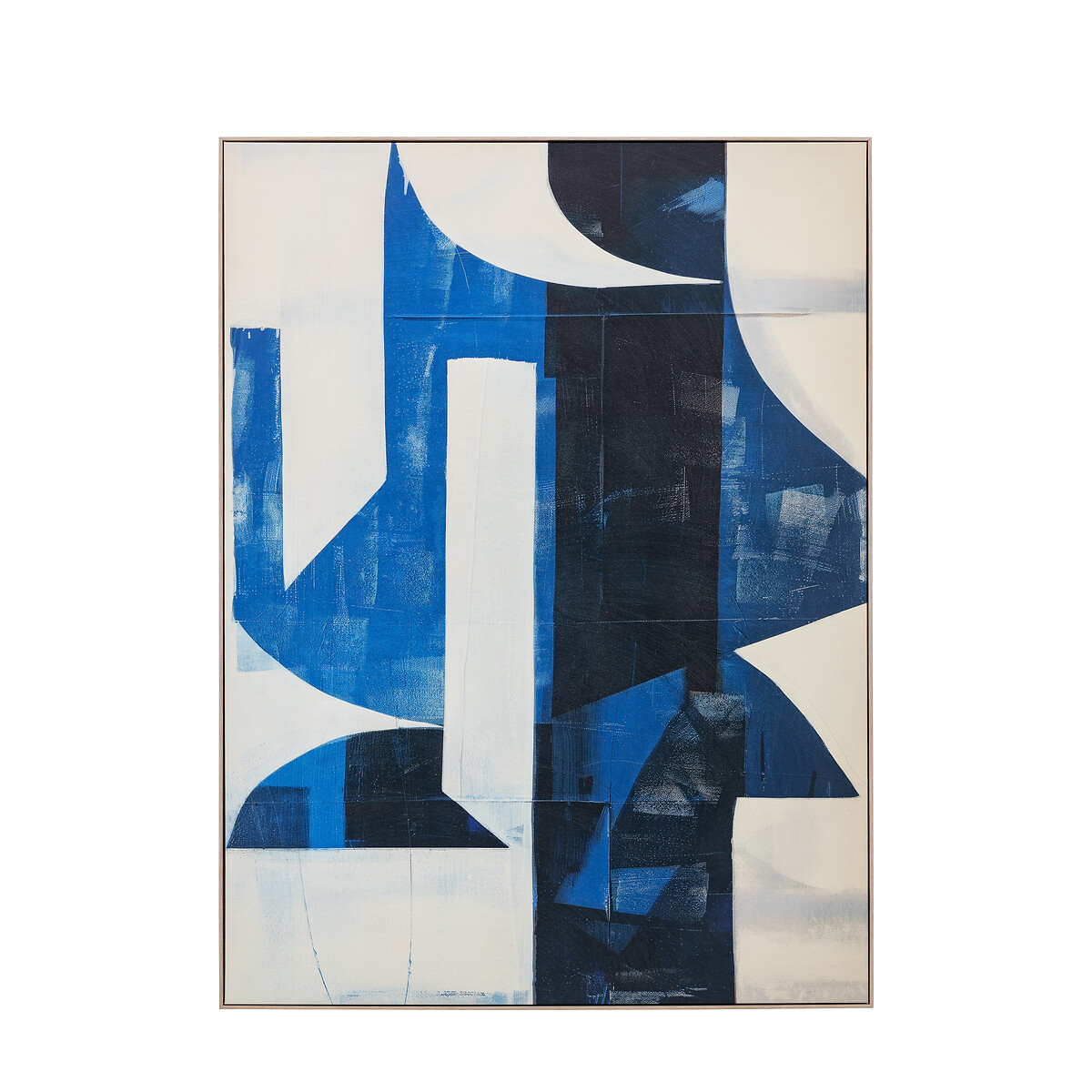 90x120cm Cobalt Abstract Framed Canvas blue, ÉDITÉ
