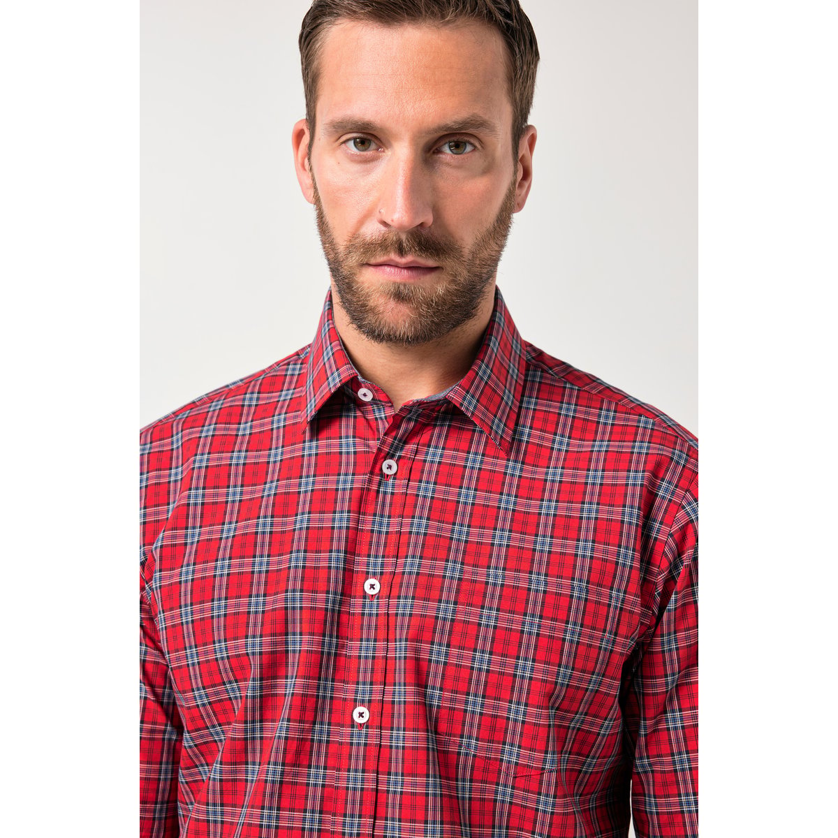 Chemise à carreaux rouge, JP1880