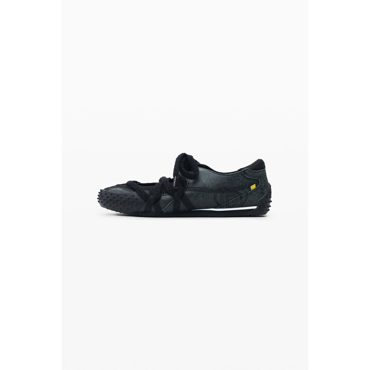 Chaussure en cuir à lacets noir, DESIGUAL