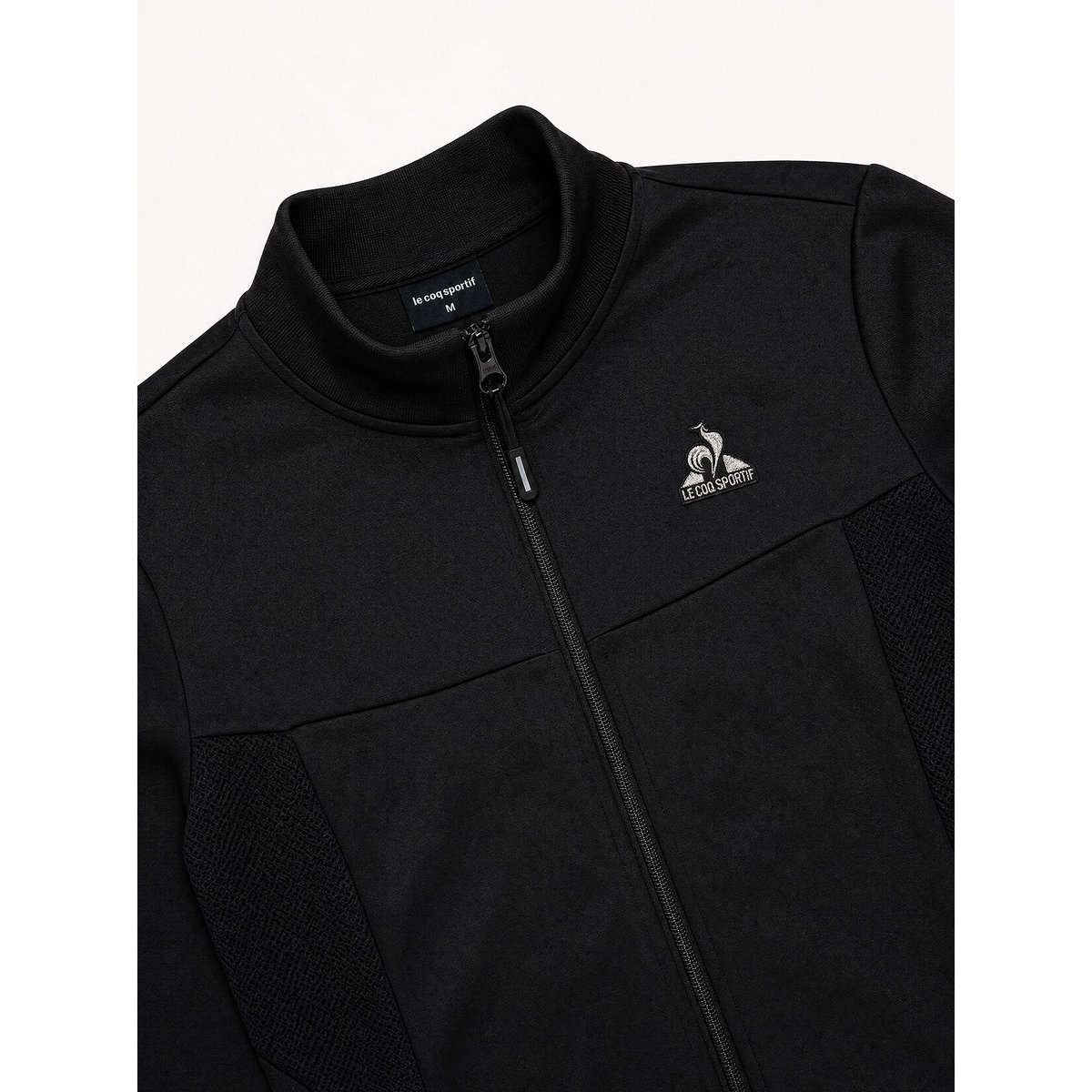 Sweat zippé Coq d'Argent noir, LE COQ SPORTIF