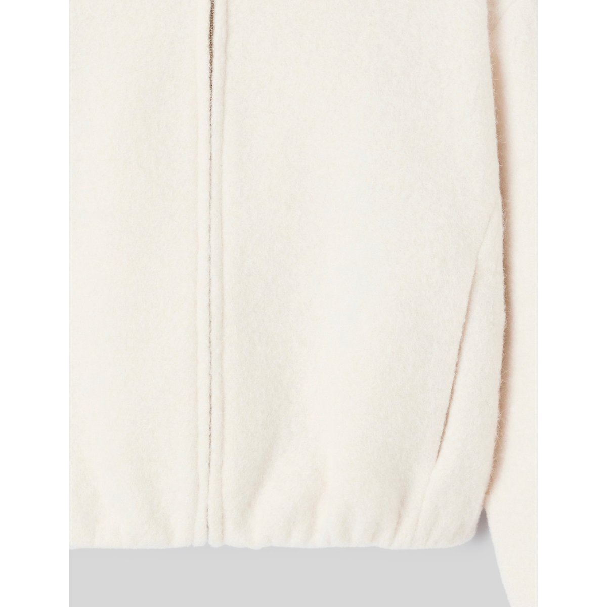 Veste zippée sherpa ecru, BZB