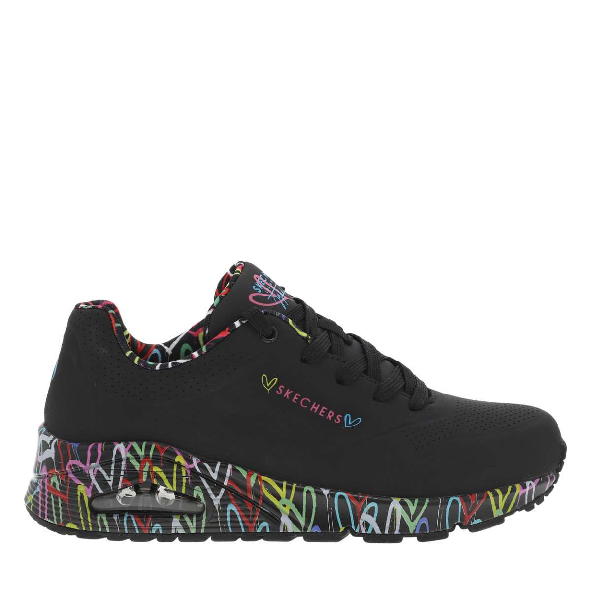 Basket Uno - Loving Love noir, SKECHERS