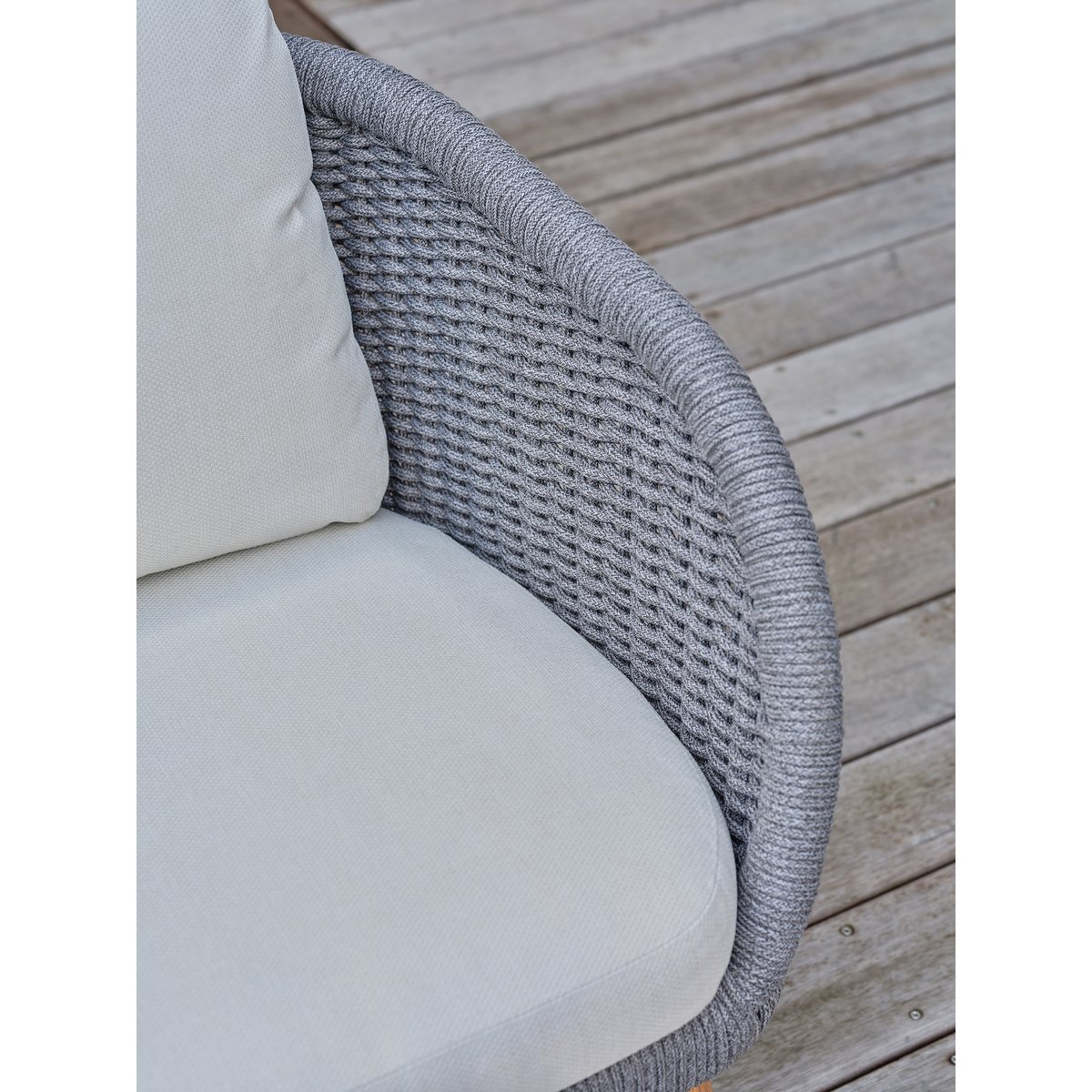 Salon de jardin bas 5 places - MYNTA marron, REMARQUABLE
