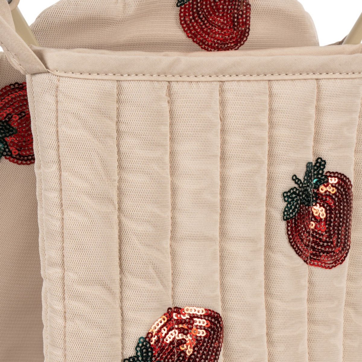 Poussette pour enfant ecru, rouge, vert, KONGES SLOJD