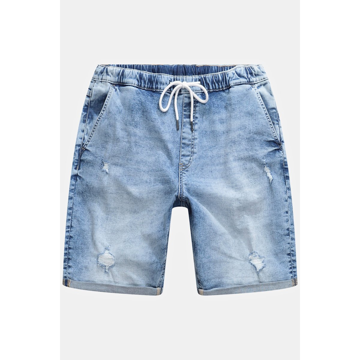Bermuda en jean jean blanchi, STHUGE