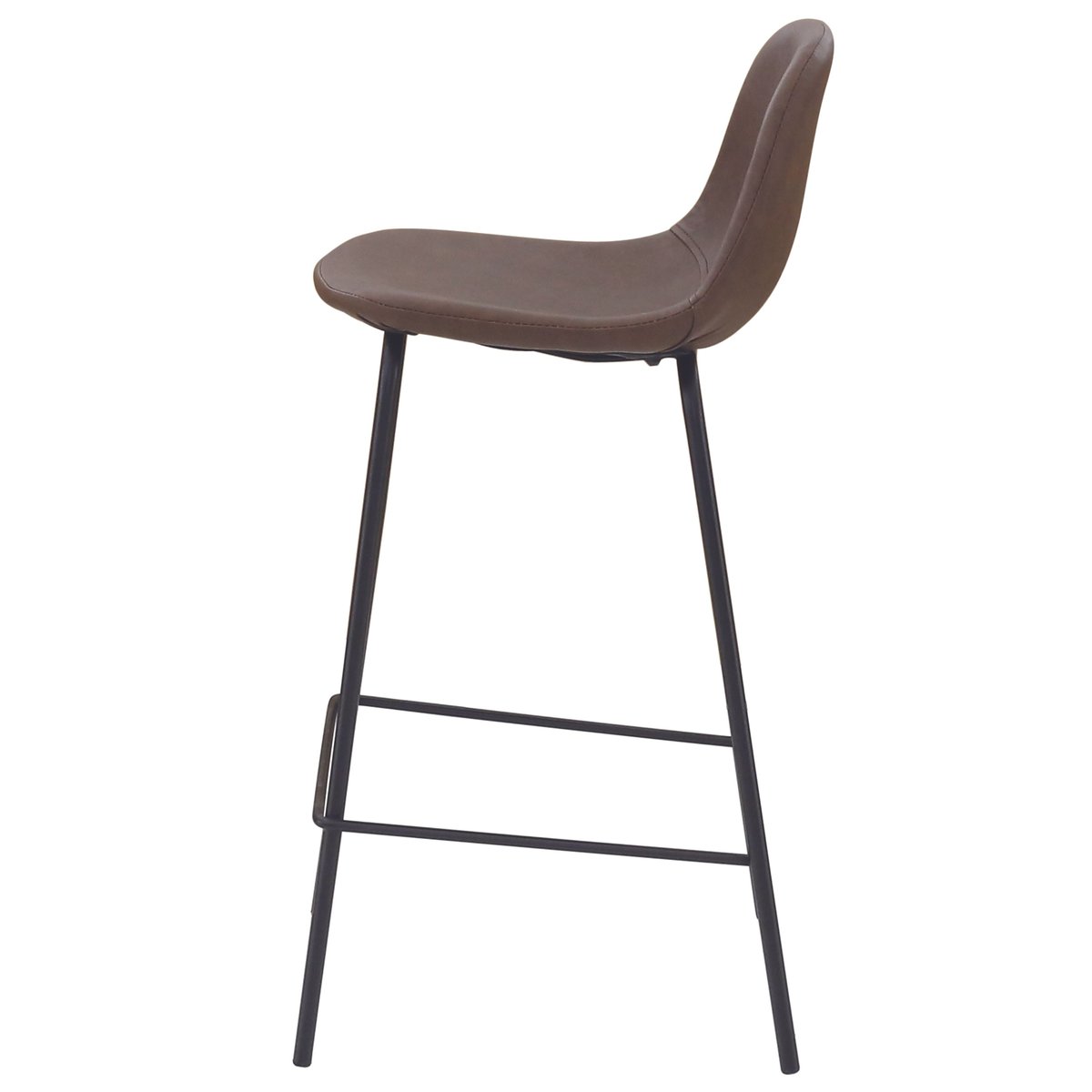 Chaise snack marron marron foncé, ZAGO