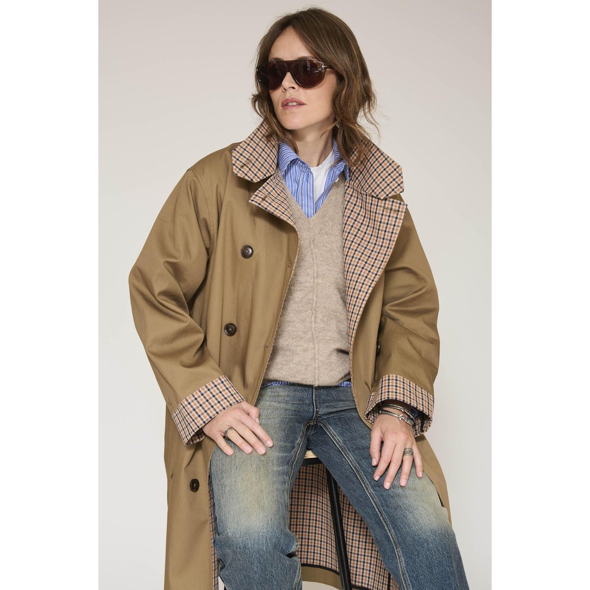 Manteau MIRKO cappuccino, MKT STUDIO