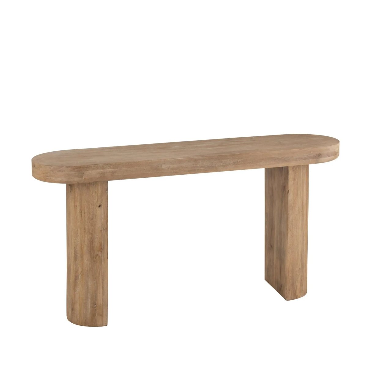 Console en manguier massif L152 - MAHE bois clair, HELLIN, DEPUIS 1862