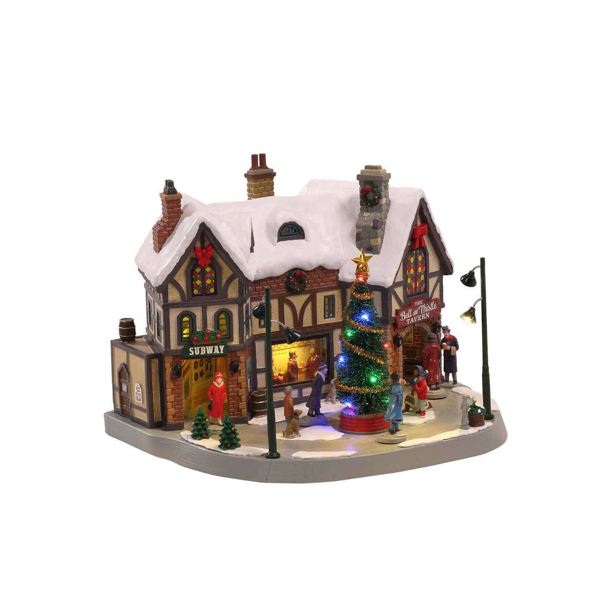 La taverne Bell & Thistle avec adaptateur 4,5 V multicolor, JARDIDECO