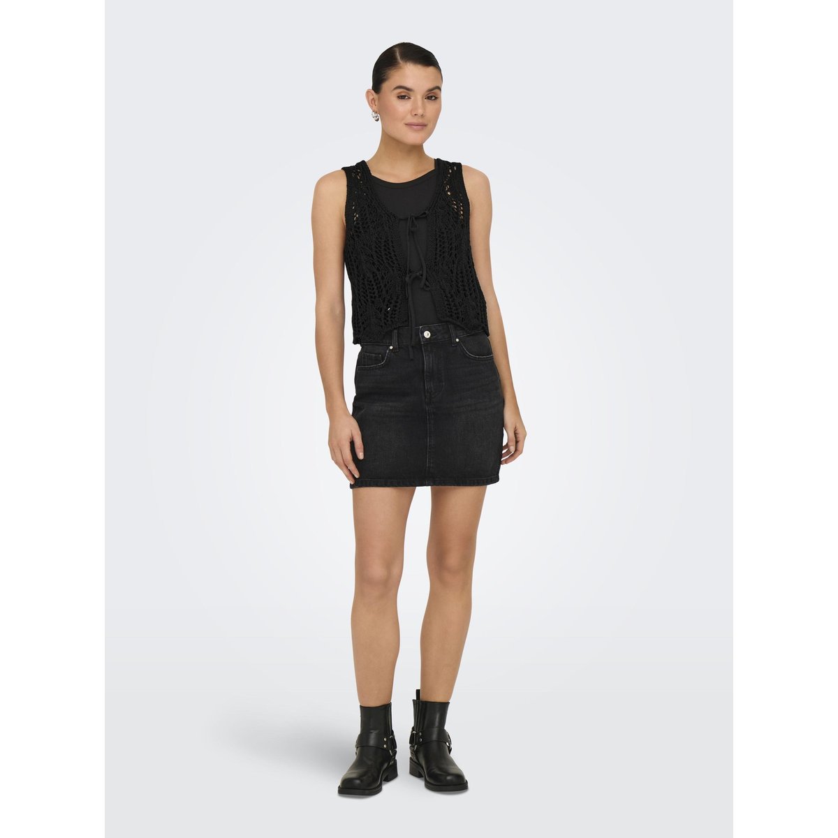 Gilet noire - black, ONLY