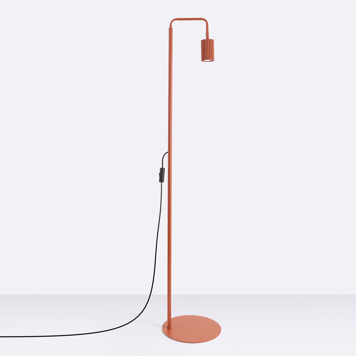 Lampadaire Aluminium Ocre Rouge GU10 1 KARBON ocre rouge, EDEN