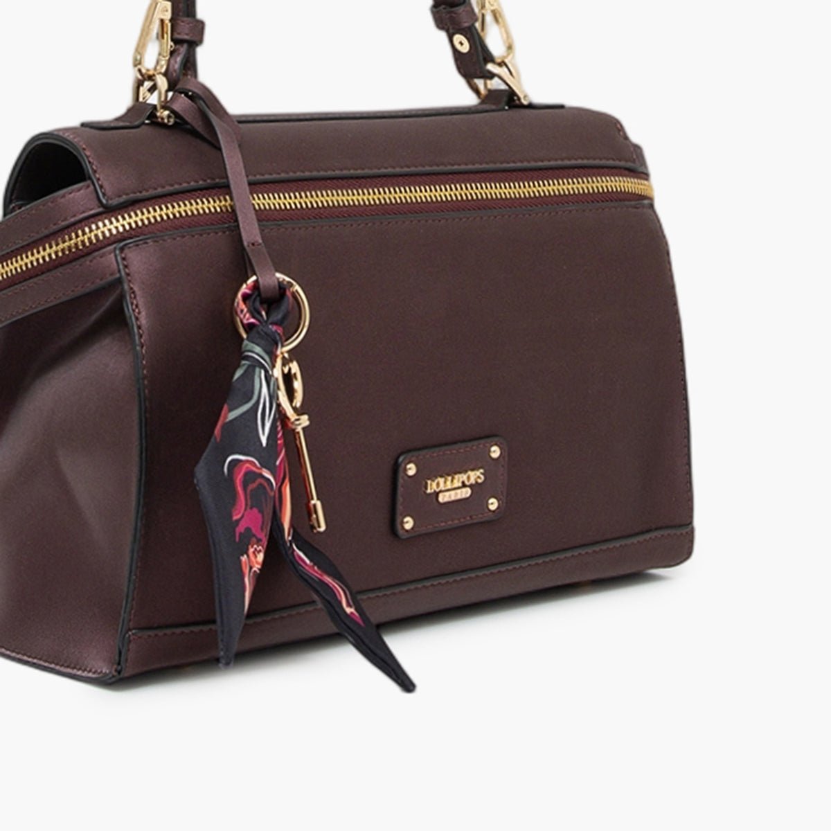 Petit sac shopper Teya bordeaux,doré, LOLLIPOPS