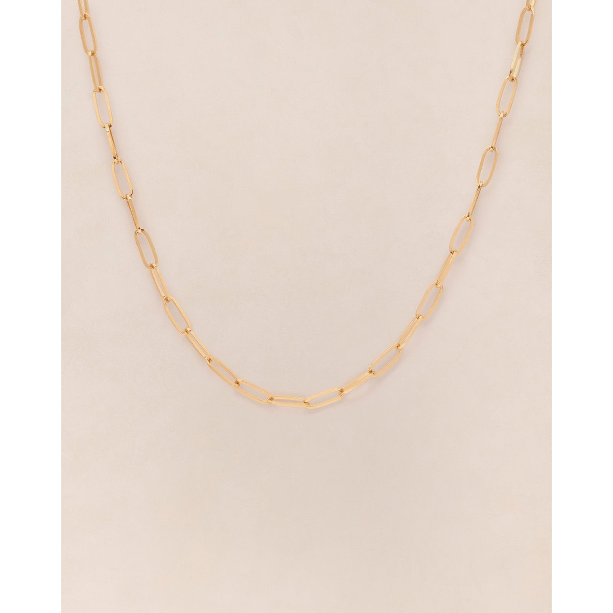 Collier maillons fins doré à l'or fin, FANTAISIE or - or - doré, EMOI EMOI