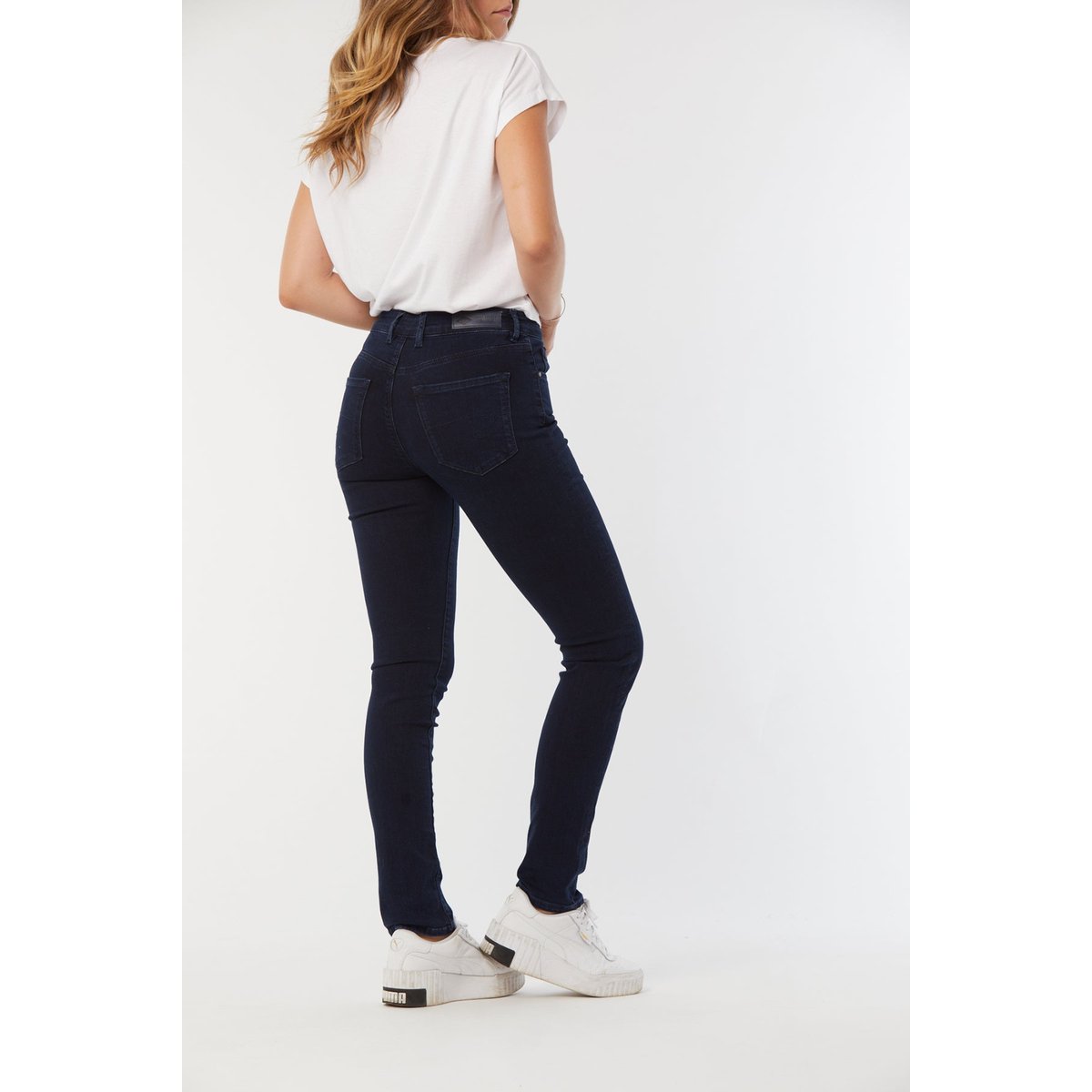 Jean coton slim LC135 bleu marine, LEE COOPER