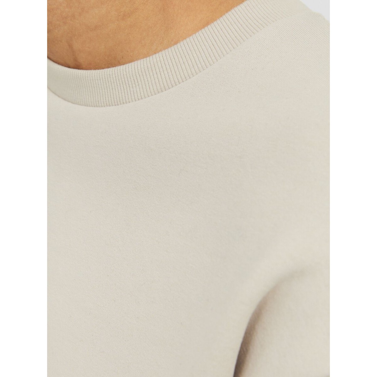 Lot de 2 sweats, col rond, BRADLEY crème + marine, JACK & JONES