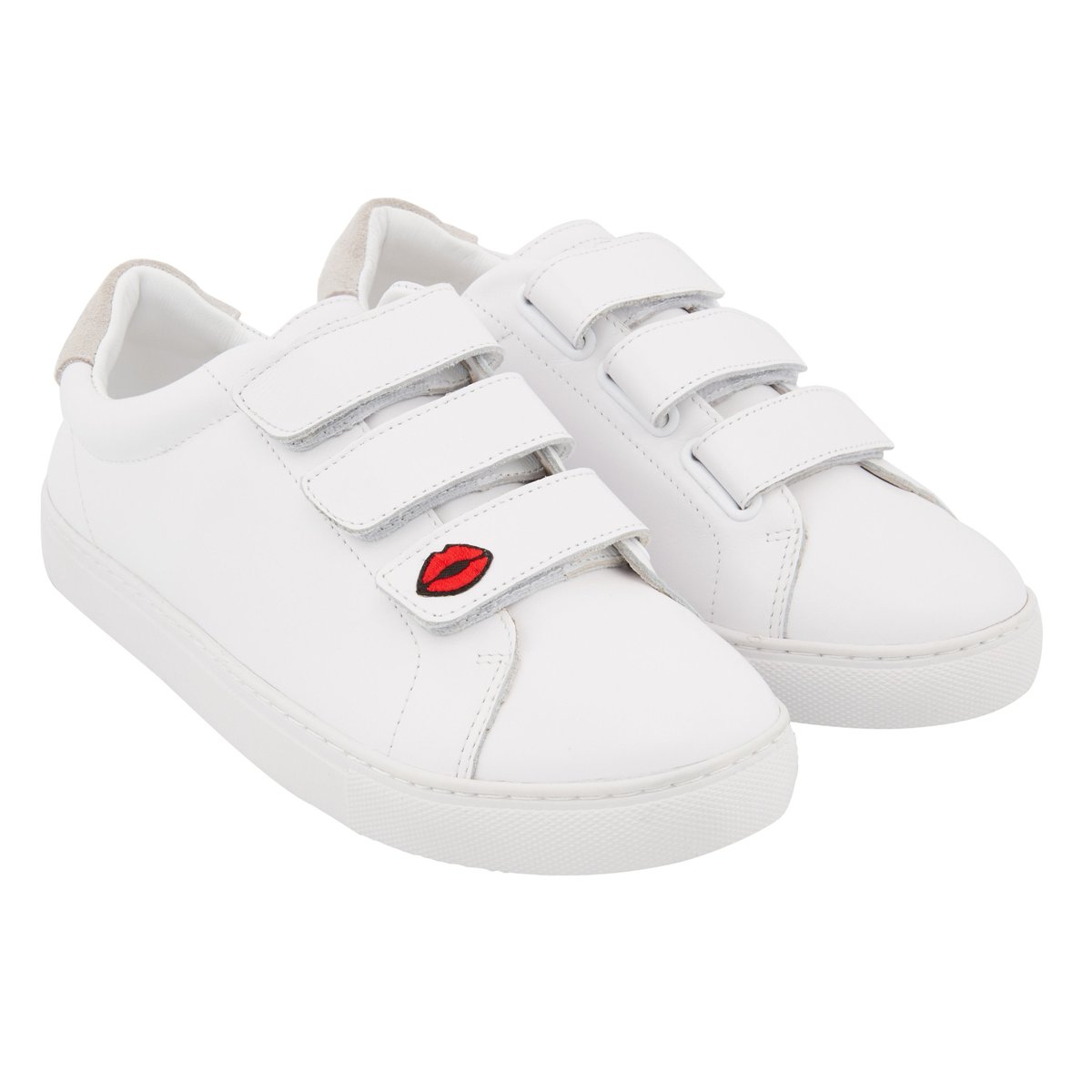 Baskets En Cuir Edith Legende blanc, BONS BAISERS