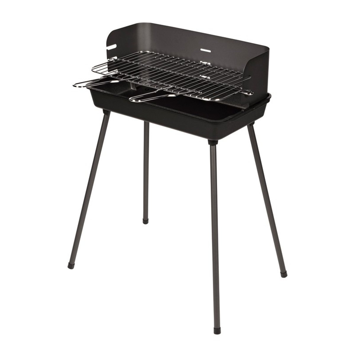 Barbecue à charbon avec cuve en fonte noir, SOMAGIC
