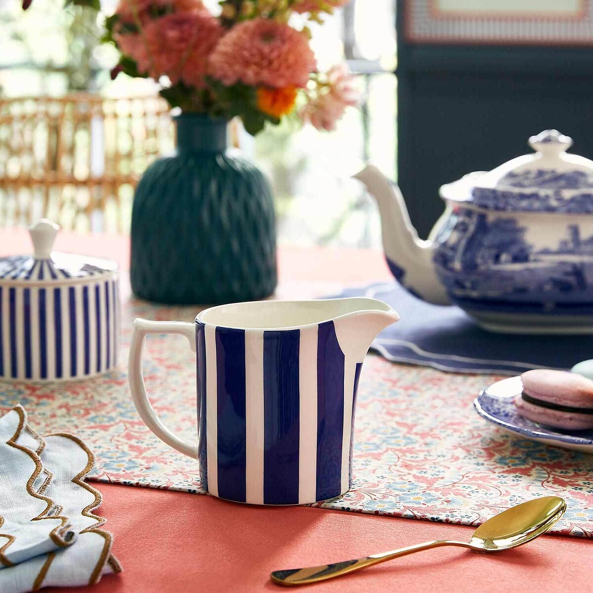 Steccato Milk Jug blue, SPODE