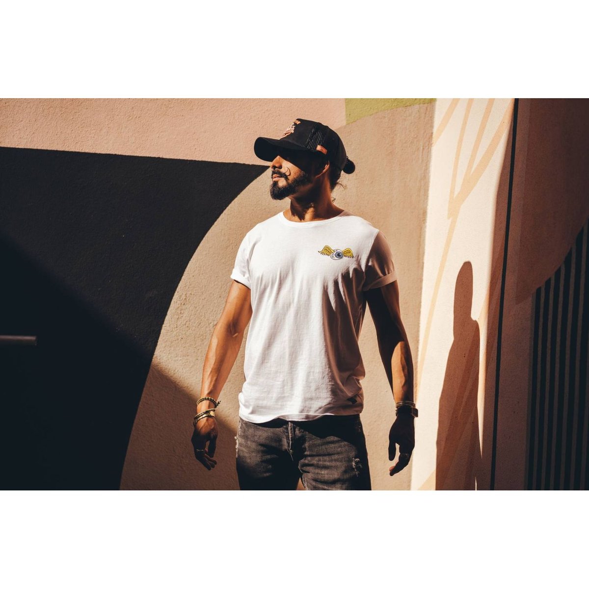 Tee Shirt en coton Eye blanc, VON DUTCH