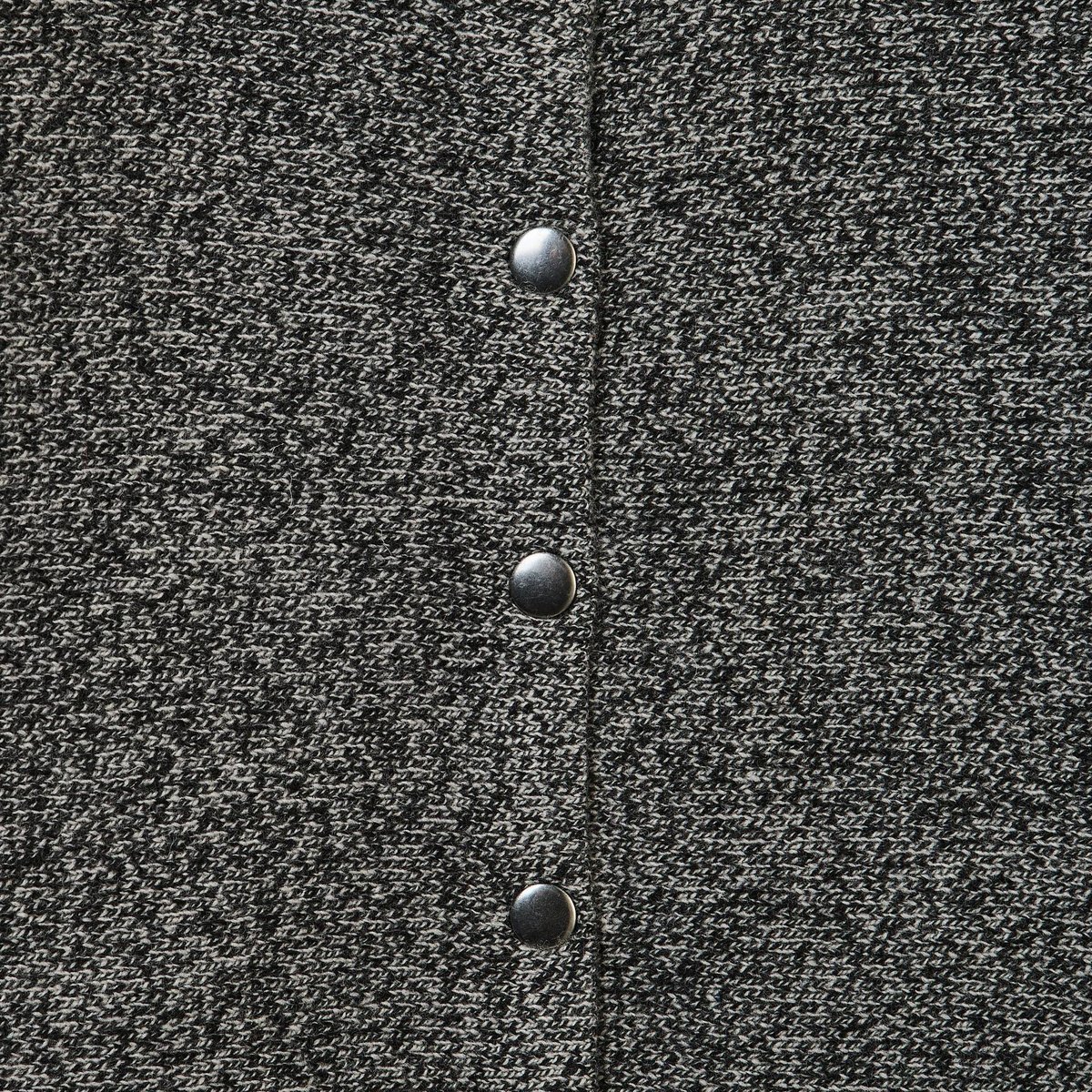 Cardigan à manches longues en laine robot, MONOPRIX