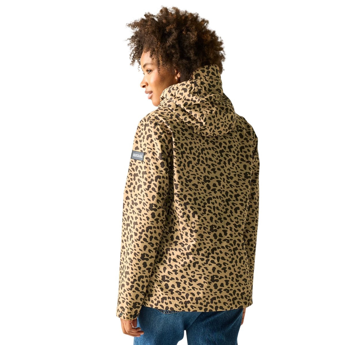 Veste imperméable motif/style imprimé léopard BAYLETTA multicolore, REGATTA