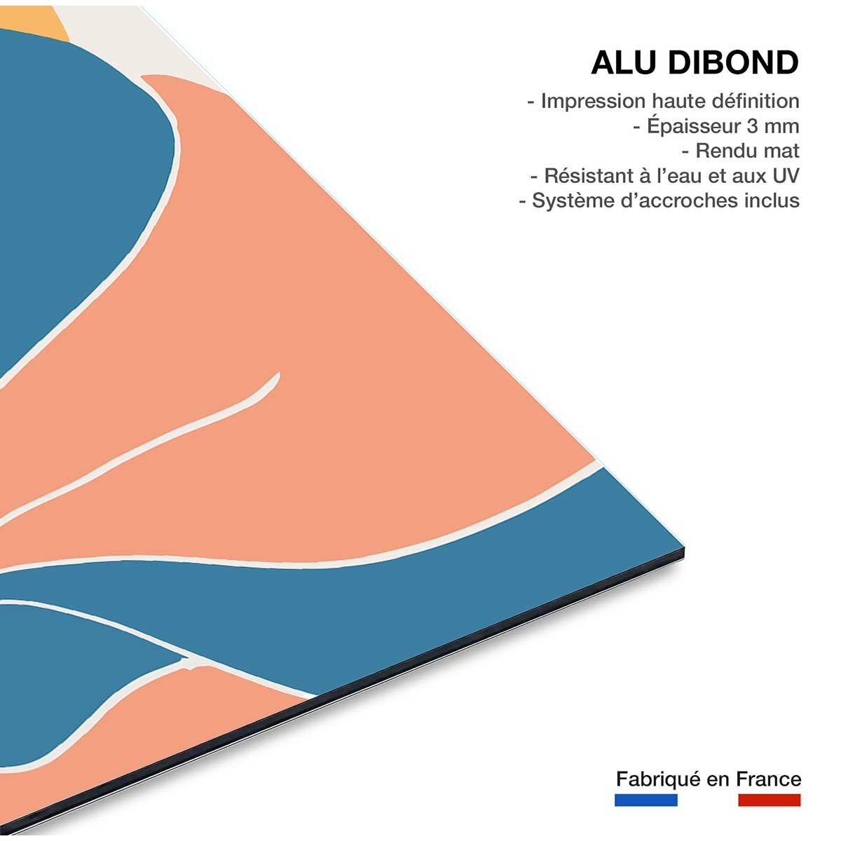 Tableau Douceur d'été tableau alu dibond, HEXOA