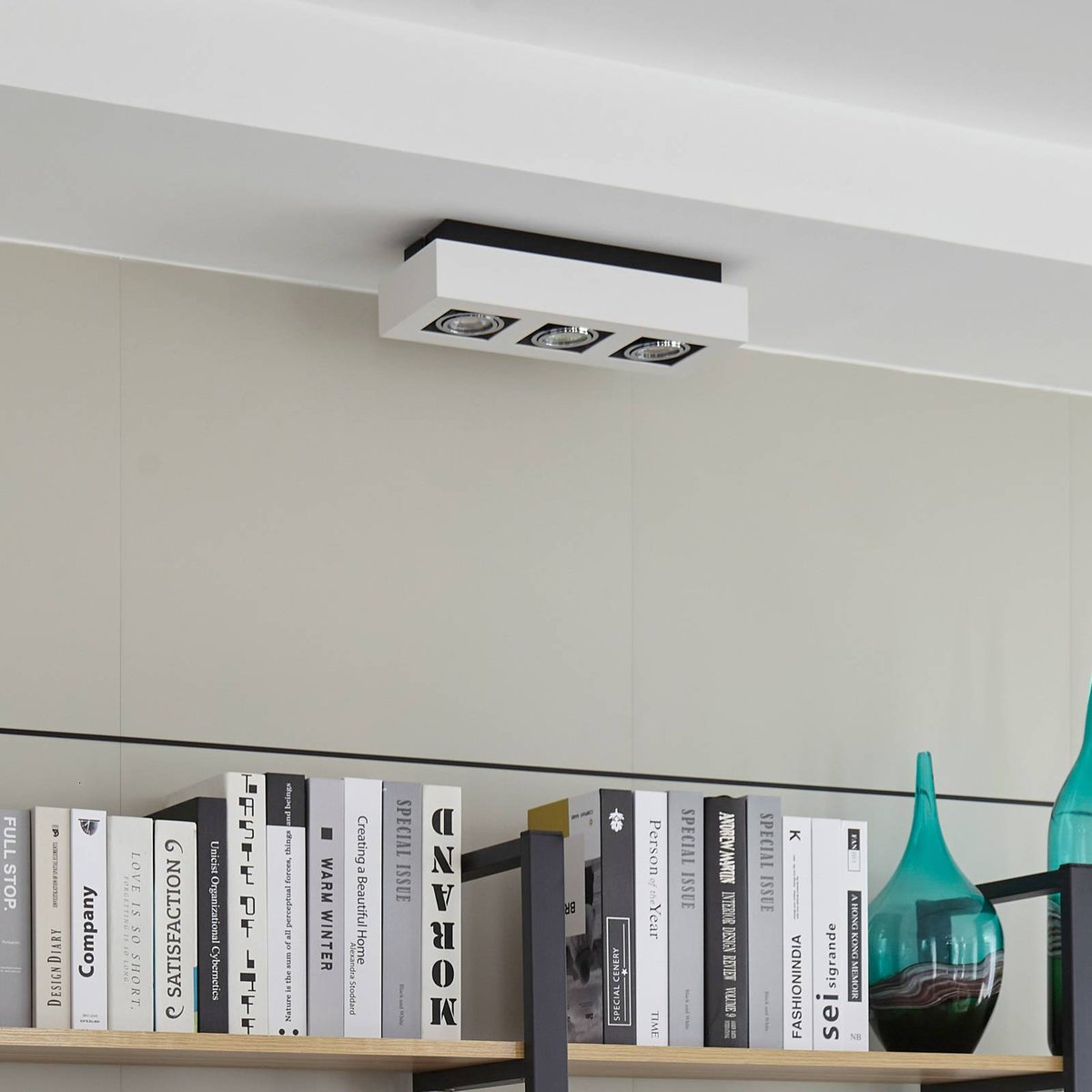 Spot en aluminium moderne, Vince blanc, ARCCHIO