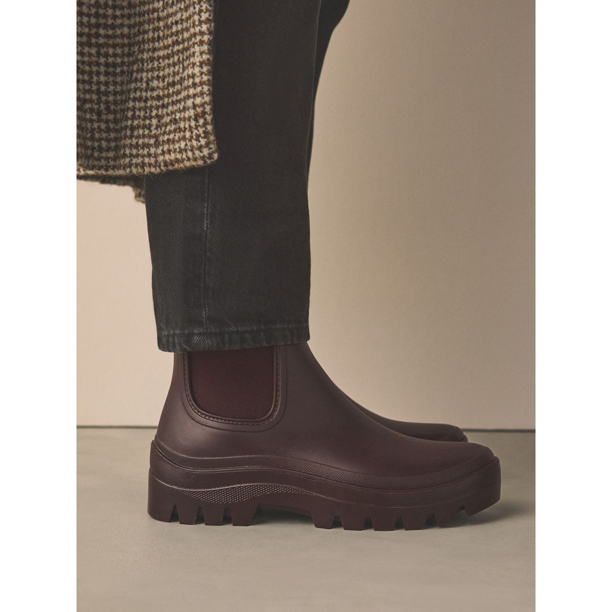 Bottes caoutchouc chelsea forever comfort® marron chocolat, NEXT