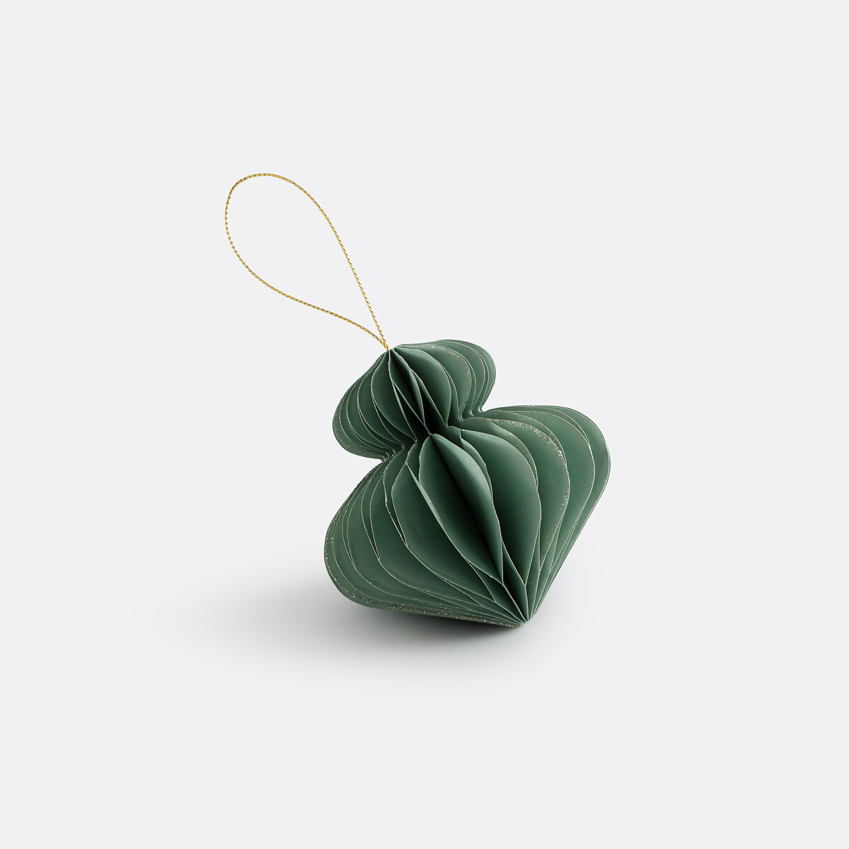 Lot de 4 décorations de Noël en papier, Caspar vert, LA REDOUTE INTERIEURS