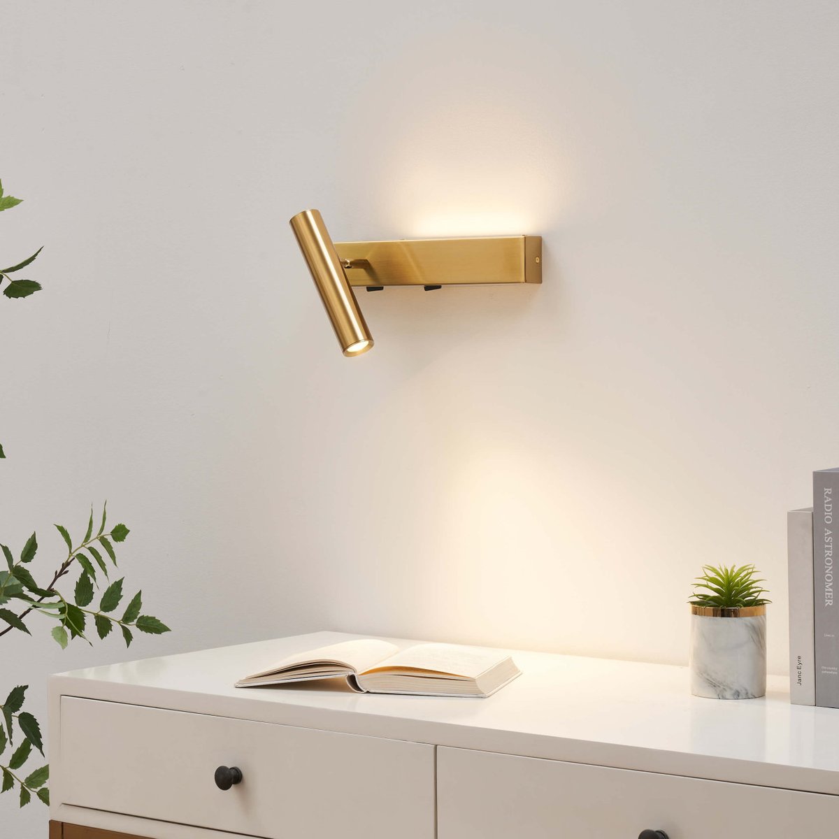 Applique LED en laiton gauche - LODVI laiton, KOSILUM